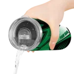 customized-north-texas-mean-green-web-stripes-green-white-skinny-tumbler-best-selling.webp