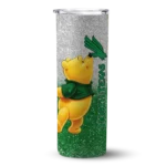 customized-north-texas-mean-green-winnie-the-pooh-green-gray-skinny-tumbler-best-selling.webp