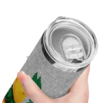 customized-north-texas-mean-green-winnie-the-pooh-green-gray-skinny-tumbler-best-selling.webp