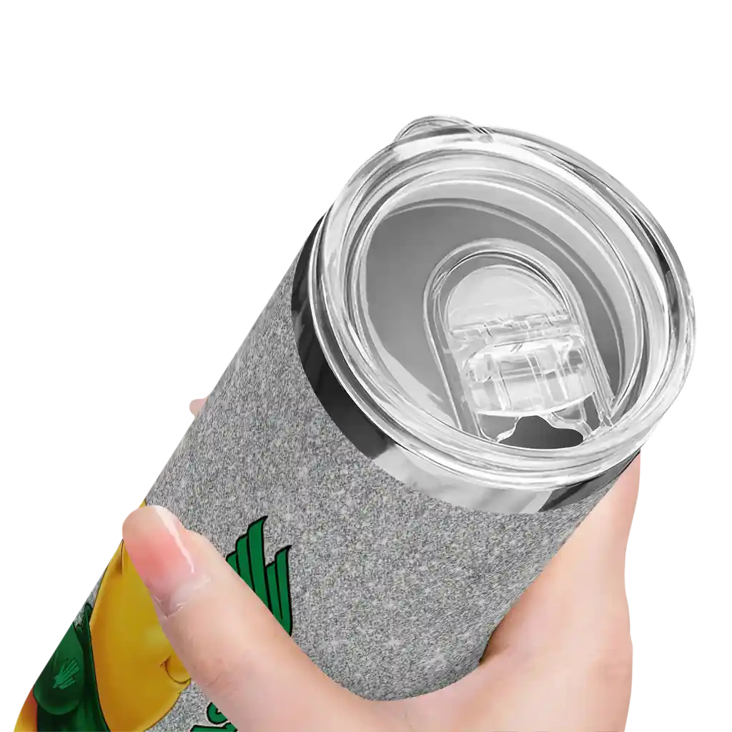 customized-north-texas-mean-green-winnie-the-pooh-green-gray-skinny-tumbler-high-quality.webp