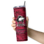 customized-northern-illinois-huskies-chevron-patch-red-skinny-tumbler-best-selling.webp