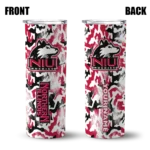 customized-northern-illinois-huskies-claw-marks-red-white-skinny-tumbler-best-selling.webp