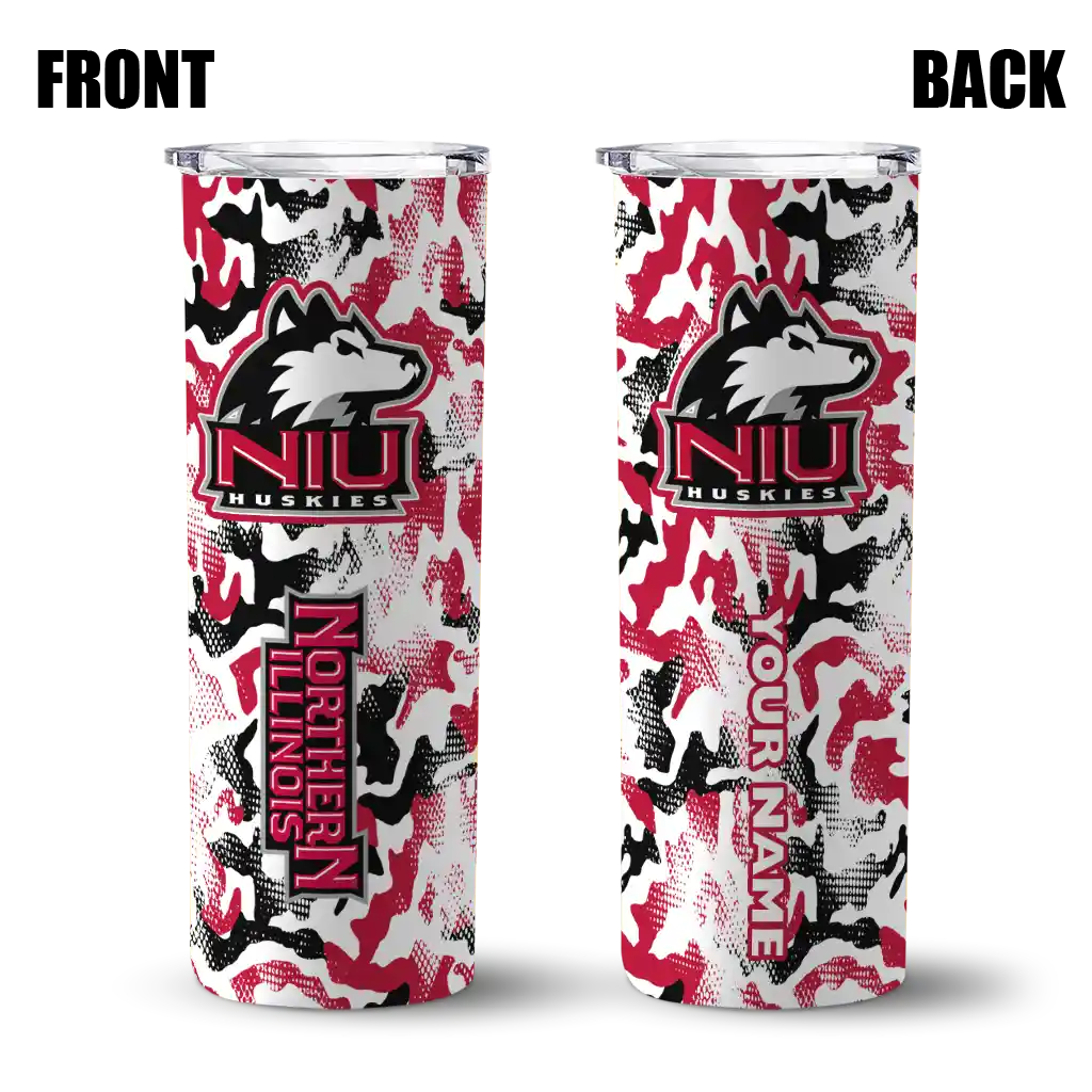 customized-northern-illinois-huskies-claw-marks-red-white-skinny-tumbler-fashion-forward.webp