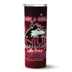 customized-northern-illinois-huskies-rose-romance-red-black-skinny-tumbler-best-selling.webp