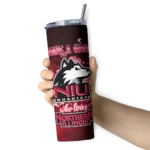 customized-northern-illinois-huskies-rose-romance-red-black-skinny-tumbler-best-selling.webp