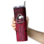 customized-northern-illinois-huskies-spiral-burst-print-red-skinny-tumbler-best-selling-1.webp