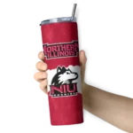 customized-northern-illinois-huskies-torn-band-red-white-skinny-tumbler-best-selling-1.webp