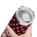 customized-northern-illinois-huskies-yoda-cozy-red-black-skinny-tumbler-best-selling.webp