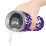 customized-northwestern-wildcats-metallic-grid-purple-skinny-tumbler-best-selling-1.webp