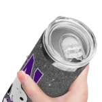 customized-northwestern-wildcats-snoopy-attitude-purple-skinny-tumbler-best-selling.webp