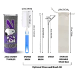 customized-northwestern-wildcats-snoopy-attitude-purple-skinny-tumbler-best-selling.webp