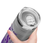 customized-northwestern-wildcats-swirl-texture-purple-skinny-tumbler-best-selling.webp