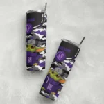 customized-northwestern-wildcats-yoda-camo-purple-black-skinny-tumbler-best-selling.webp