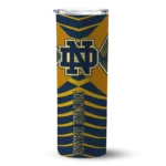 customized-notre-dame-fighting-irish-camo-texture-navy-skinny-tumbler-best-selling.webp