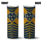 customized-notre-dame-fighting-irish-camo-texture-navy-skinny-tumbler-best-selling.webp