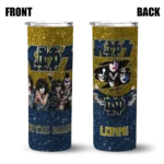 customized-notre-dame-fighting-irish-kiss-band-gold-skinny-tumbler-best-selling.webp