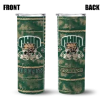 customized-ohio-bobcats-chevron-patch-green-skinny-tumbler-best-selling.webp