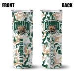 customized-ohio-bobcats-claw-marks-green-white-skinny-tumbler-best-selling.webp