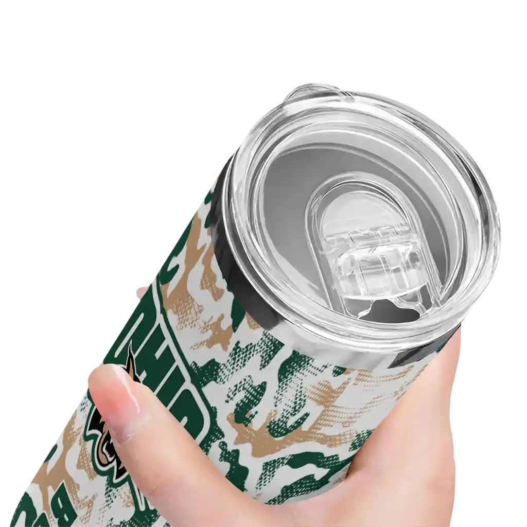 customized-ohio-bobcats-claw-marks-green-white-skinny-tumbler-high-quality.webp