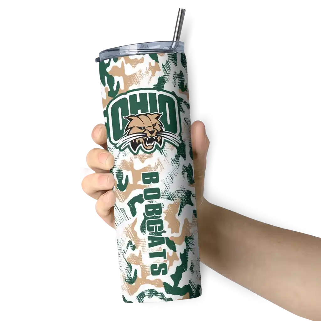 customized-ohio-bobcats-claw-marks-green-white-skinny-tumbler-premium-grade.webp