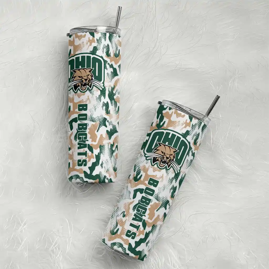 customized-ohio-bobcats-claw-marks-green-white-skinny-tumbler-top-rated.webp