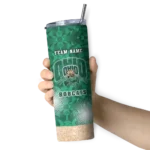 customized-ohio-bobcats-starburst-tiles-green-skinny-tumbler-best-selling-1.webp