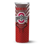 customized-ohio-state-buckeyes-chevron-stripes-scarlet-skinny-tumbler-best-selling.webp