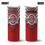 customized-ohio-state-buckeyes-chevron-stripes-scarlet-skinny-tumbler-best-selling.webp