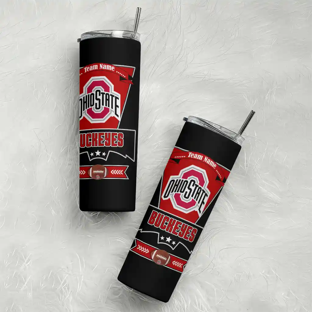 customized-ohio-state-buckeyes-helmet-belt-scarlet-black-skinny-tumbler-top-rated.webp