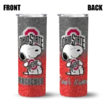 customized-ohio-state-buckeyes-snoopy-attitude-scarlet-skinny-tumbler-best-selling.webp