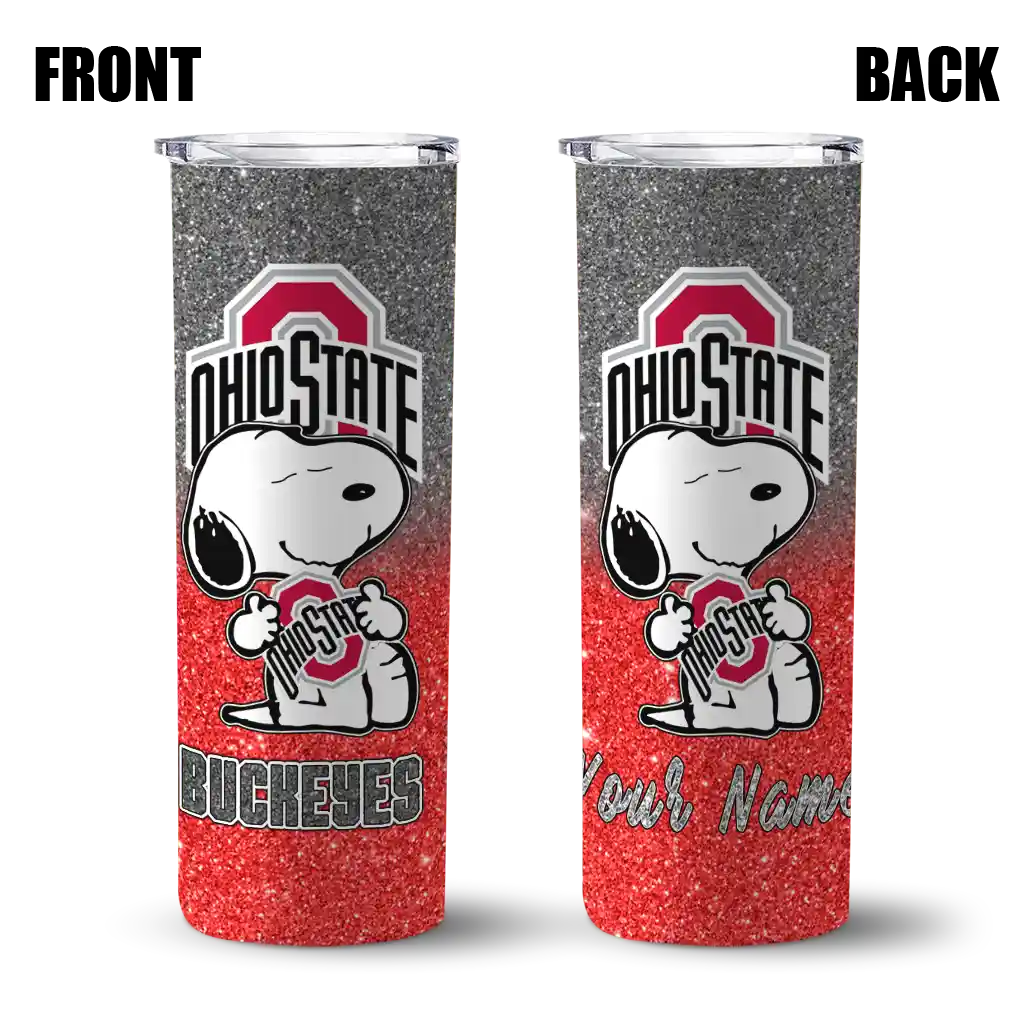 customized-ohio-state-buckeyes-snoopy-attitude-scarlet-skinny-tumbler-fashion-forward.webp