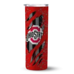 customized-ohio-state-buckeyes-star-pop-scarlet-black-skinny-tumbler-best-selling.webp