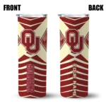 customized-oklahoma-sooners-camo-texture-crimson-skinny-tumbler-best-selling.webp