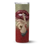 customized-oklahoma-sooners-sparkle-lips-crimson-skinny-tumbler-best-selling-1.webp