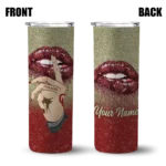 customized-oklahoma-sooners-sparkle-lips-crimson-skinny-tumbler-best-selling-1.webp