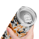 customized-oklahoma-state-cowboys-claw-marks-orange-white-skinny-tumbler-best-selling.webp