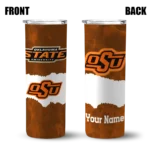 customized-oklahoma-state-cowboys-torn-band-orange-white-skinny-tumbler-best-selling.webp