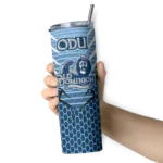 customized-old-dominion-monarchs-chevron-stripes-blue-skinny-tumbler-best-selling.webp