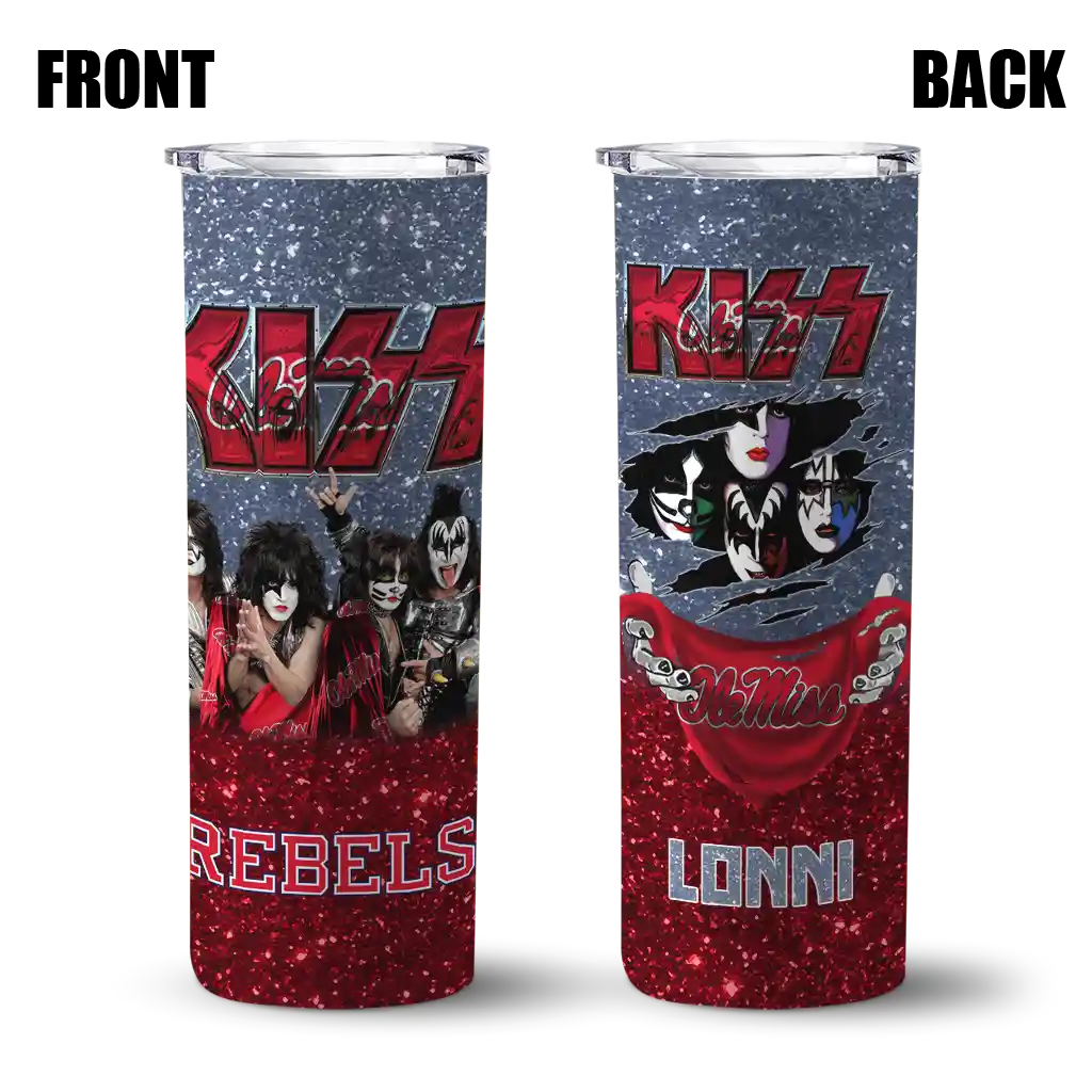 customized-ole-miss-rebels-kiss-band-blue-skinny-tumbler-fashion-forward.webp