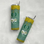 customized-oregon-ducks-pixel-fade-green-skinny-tumbler-best-selling.webp