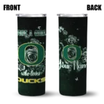 customized-oregon-ducks-rose-romance-green-black-skinny-tumbler-best-selling.webp