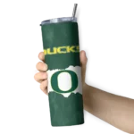 customized-oregon-ducks-torn-band-green-white-skinny-tumbler-best-selling.webp