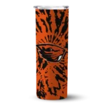 customized-oregon-state-beavers-metallic-grid-orange-skinny-tumbler-best-selling.webp