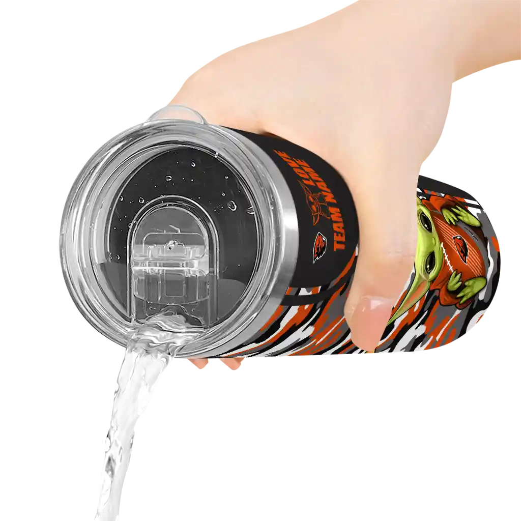 customized-oregon-state-beavers-yoda-camo-orange-black-skinny-tumbler-latest-model.webp