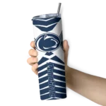 customized-penn-state-nittany-lions-camo-texture-blue-skinny-tumbler-best-selling-1.webp