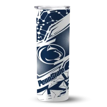 Customized Penn State Nittany Lions Helmet Clash Blue Skinny Tumbler