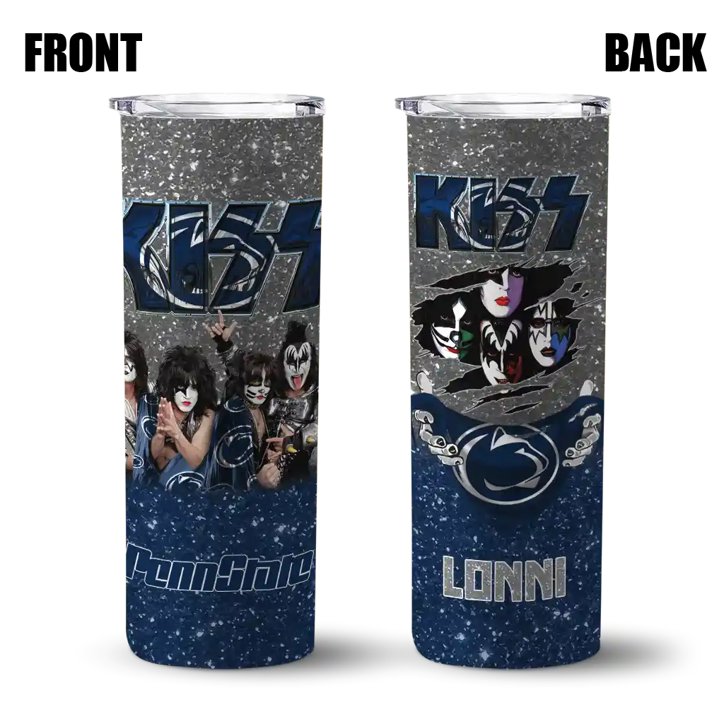 customized-penn-state-nittany-lions-kiss-band-white-skinny-tumbler-fashion-forward-1.webp