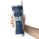 customized-penn-state-nittany-lions-stacked-diamond-blue-skinny-tumbler-best-selling.webp
