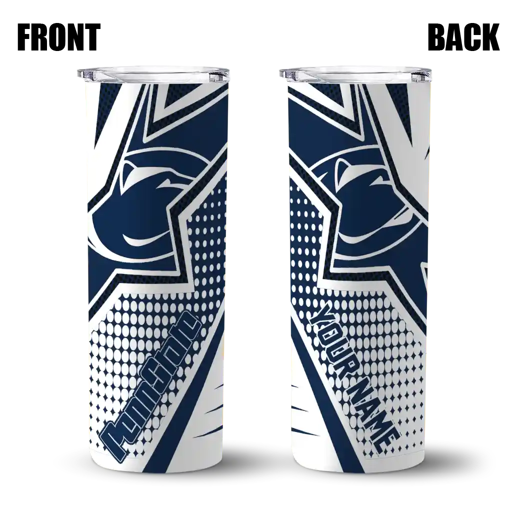 customized-penn-state-nittany-lions-web-stripes-blue-white-skinny-tumbler-fashion-forward.webp