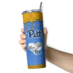 customized-pittsburgh-panthers-pixel-fade-royal-blue-skinny-tumbler-best-selling-2.webp
